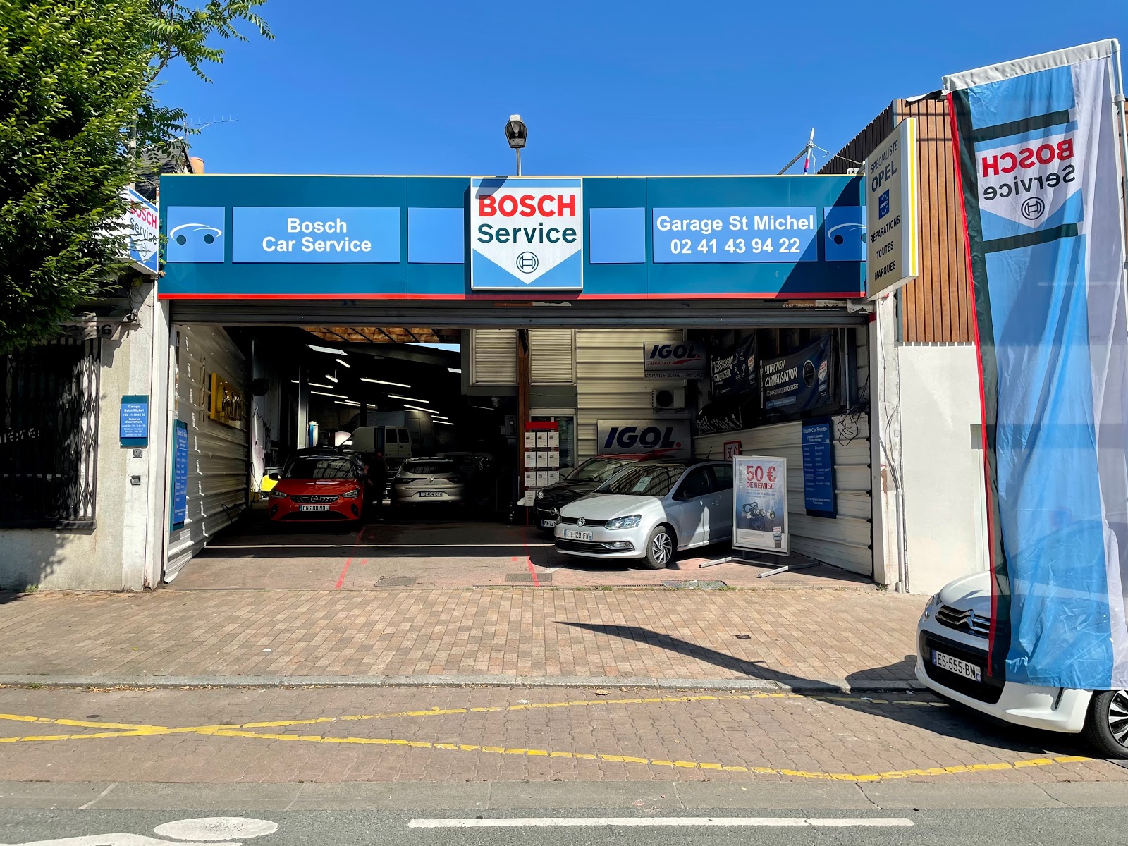 Logo de Garage Saint Michel - Bosch Car Service