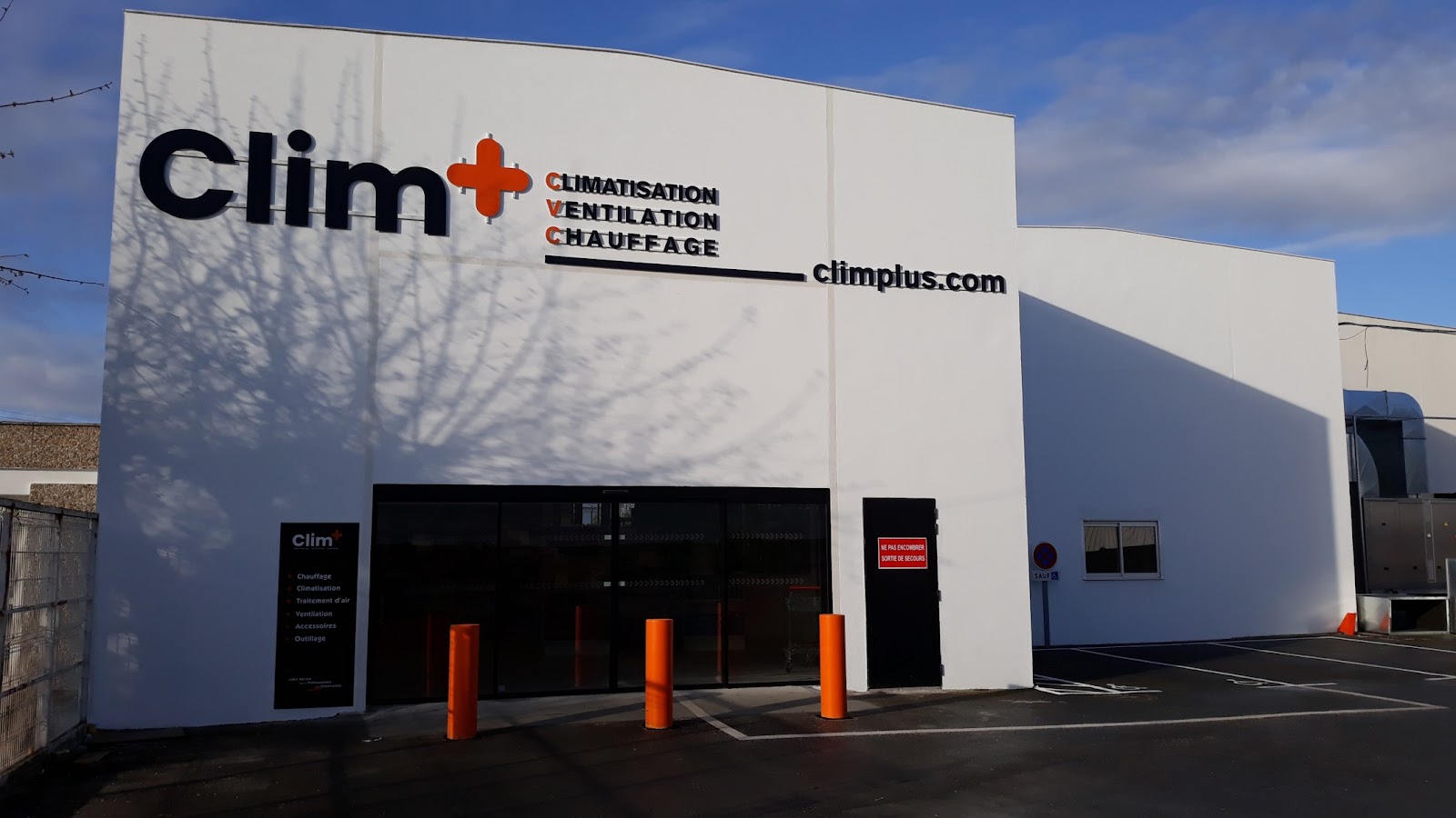 Logo de Clim+ Mulhouse : Climatisation - Ventilation - Chauffage