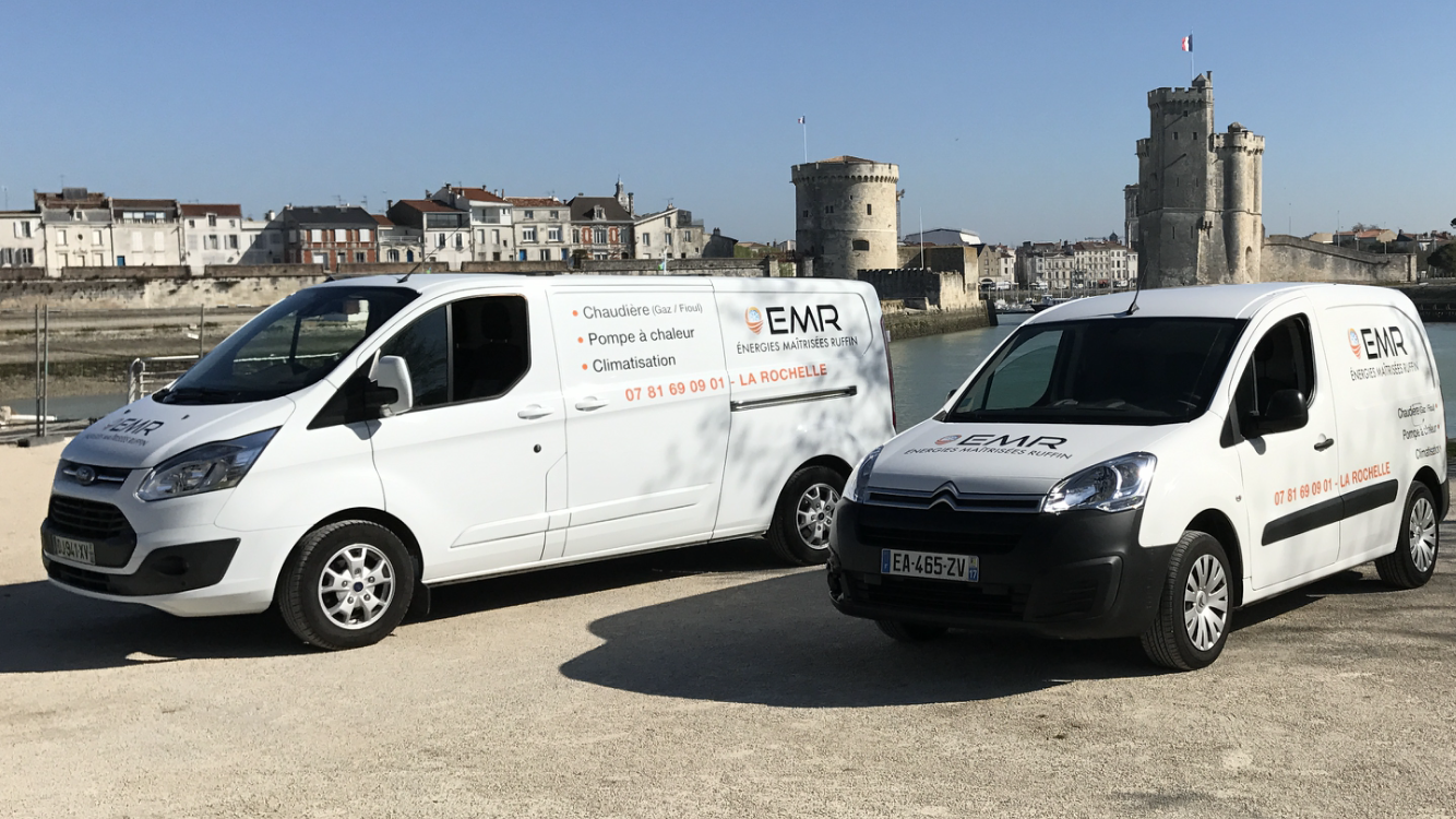 Logo de EMR - Installation, entretien, dépannage pompe à chaleur, chaudière et climatisation La Rochelle