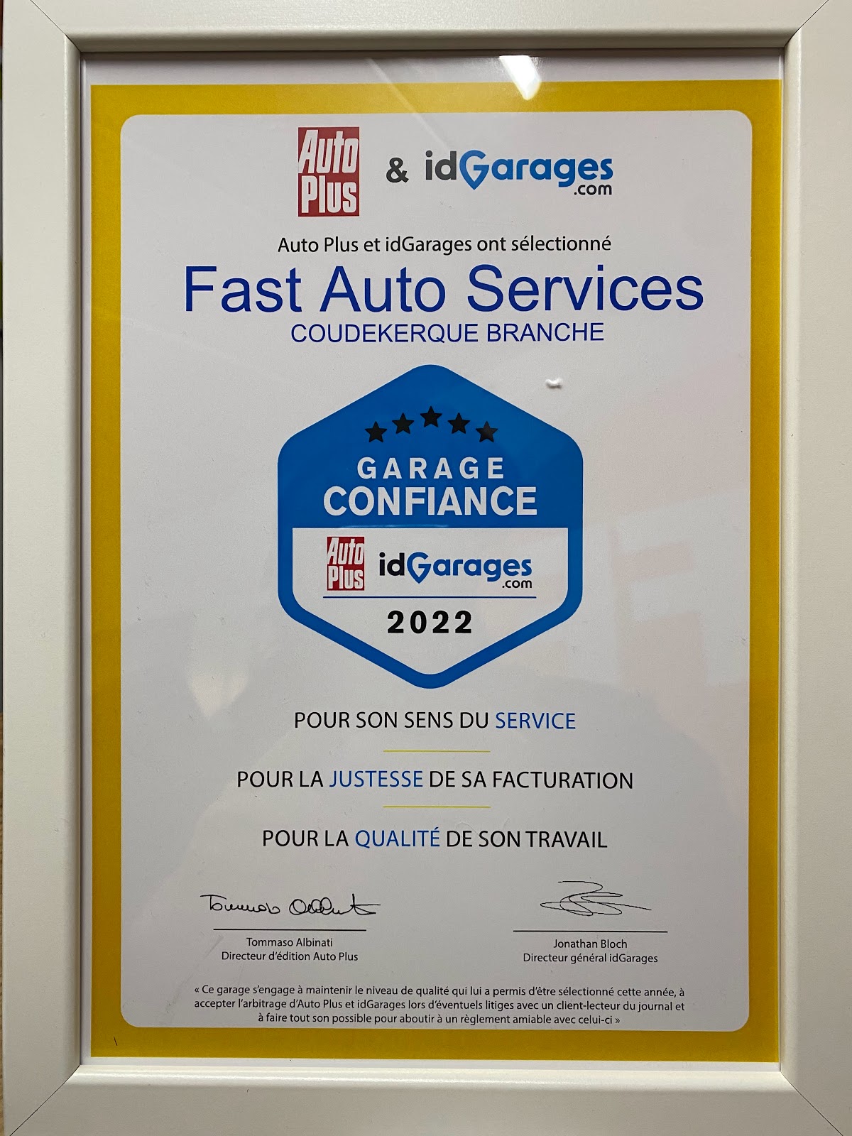 Garage FAST Auto Services - Staff Auto