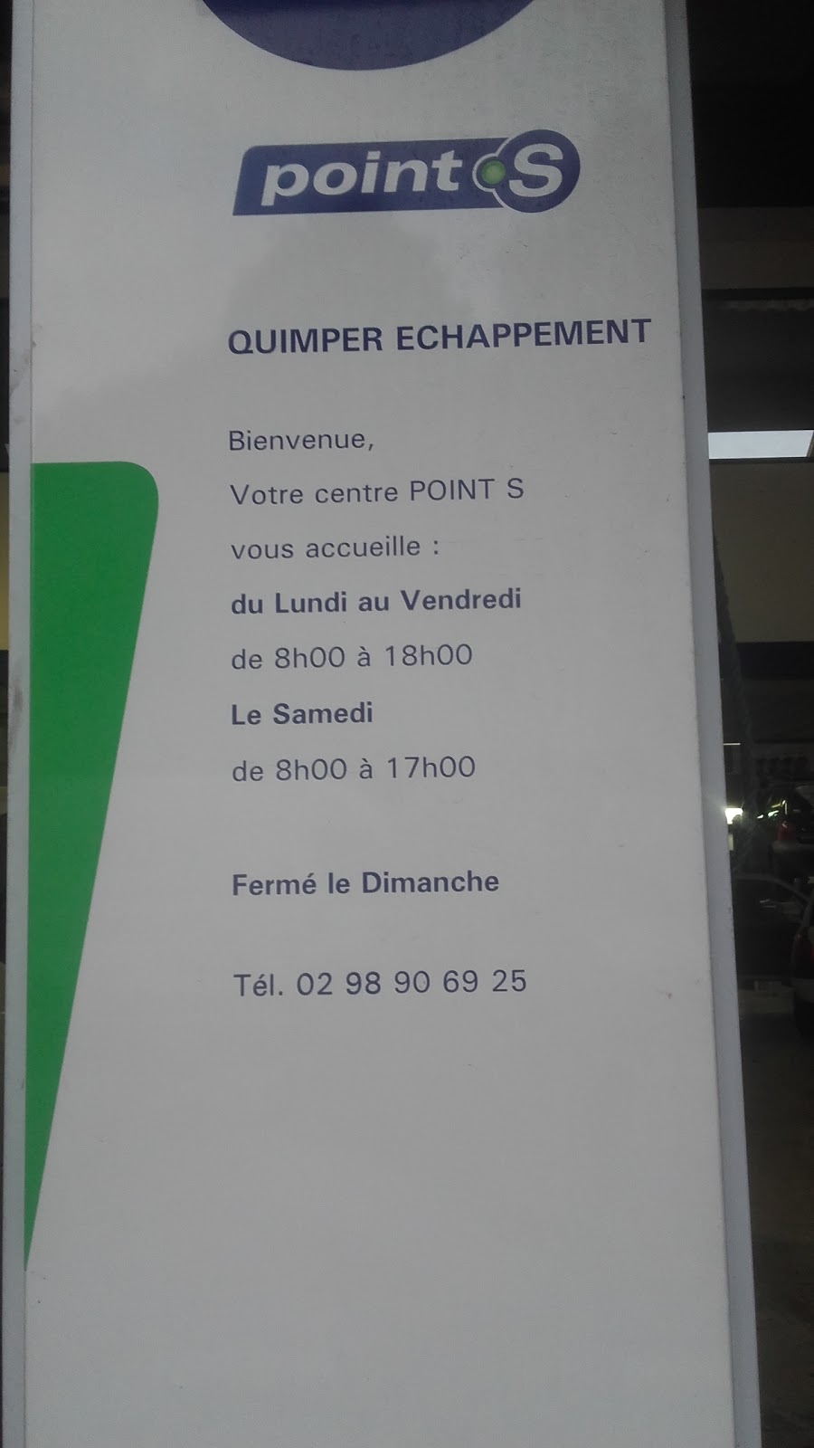 Logo de Point S - Quimper (MH AUTOMOBILES - Av. Libération)