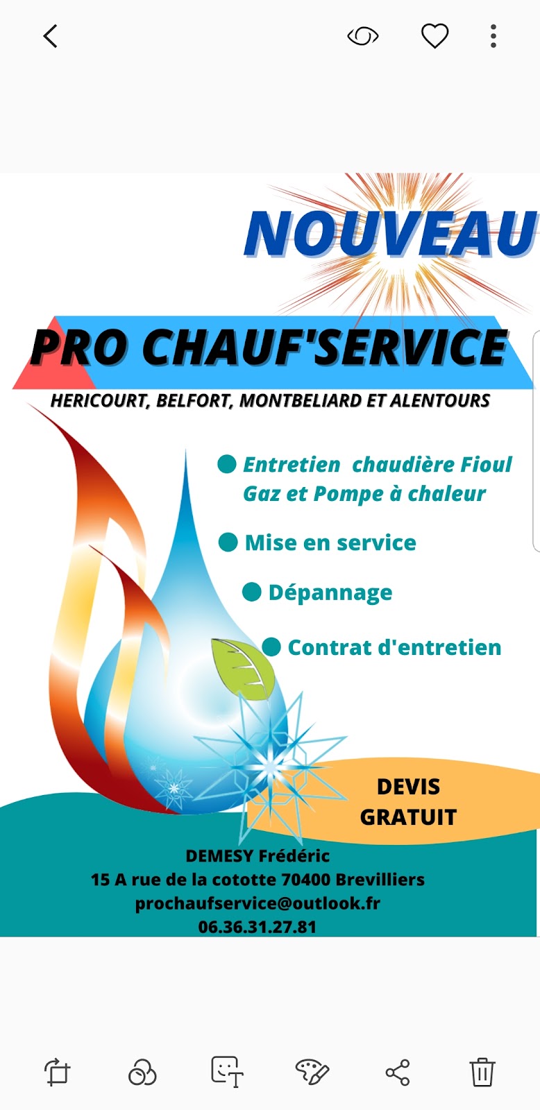 Logo de Pro chauf'service