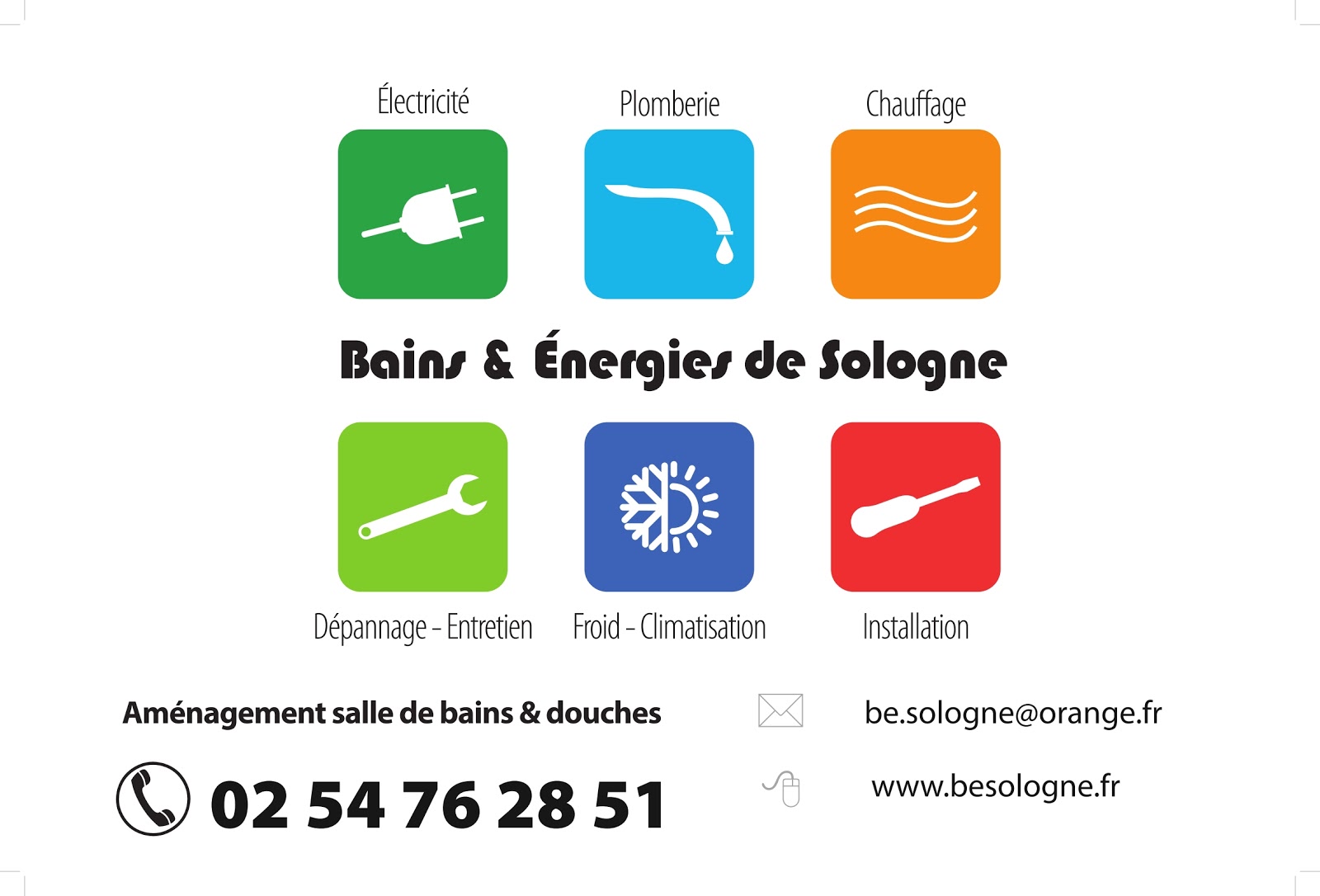 Logo de Bains et Energies de Sologne