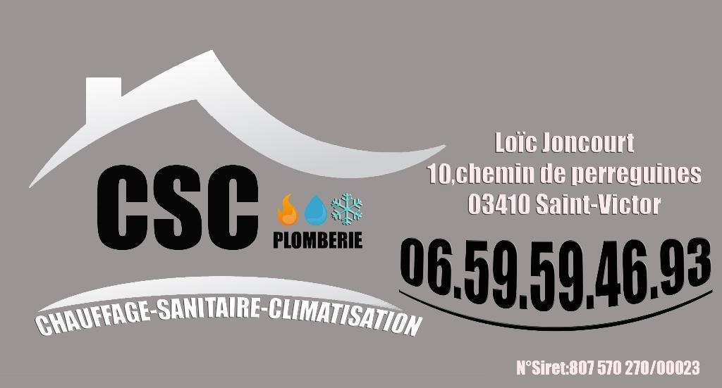 Logo de Csc Plomberie, Loic Joncourt