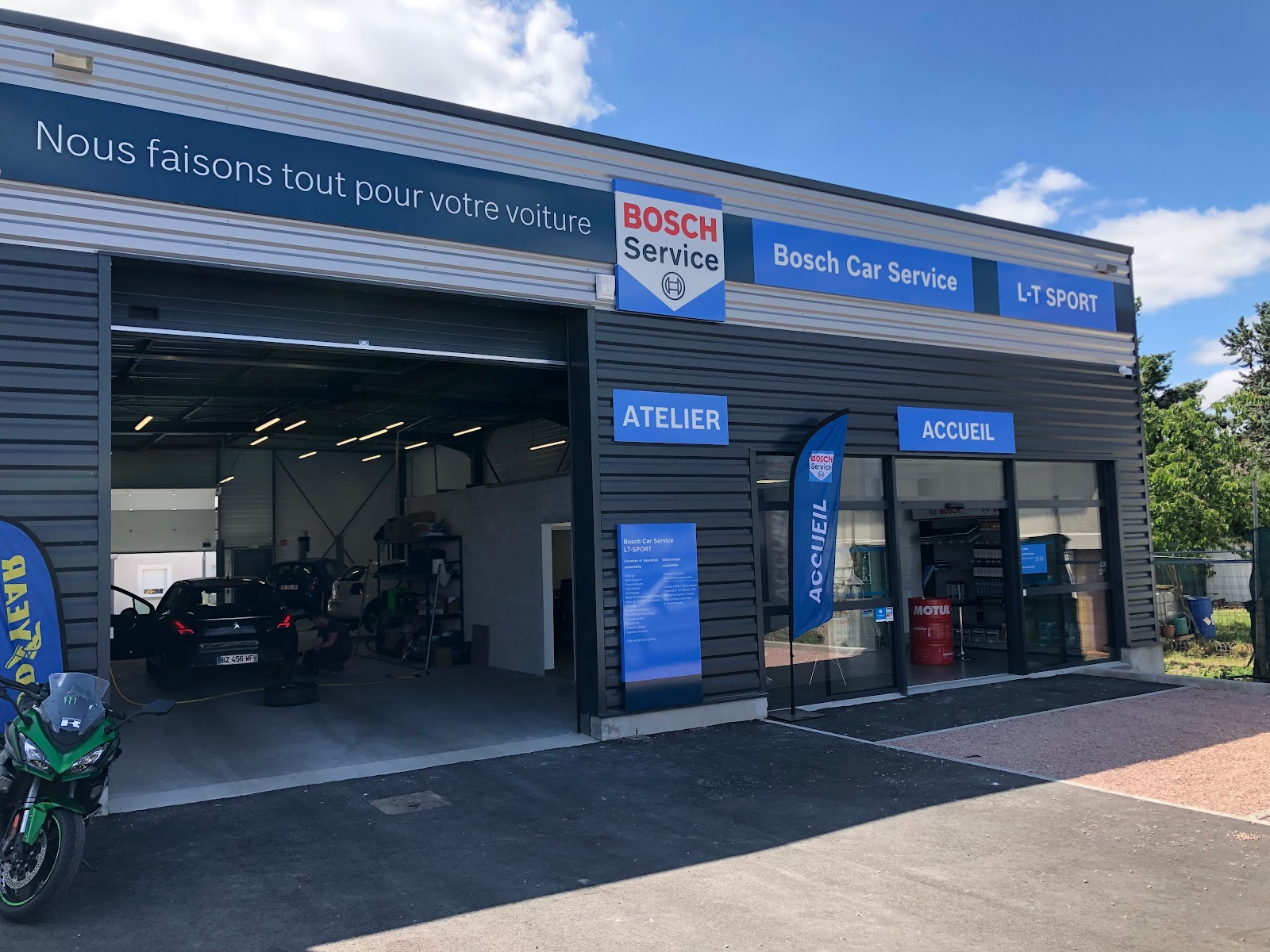 Logo de Garage L-T SPORT Bosch Car Service - Moulins