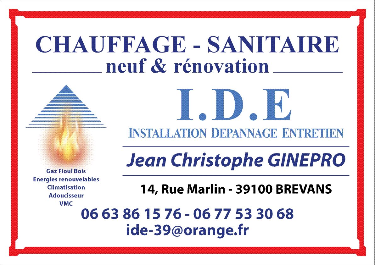 Logo de I.D.E Installation Dépannage Entretien