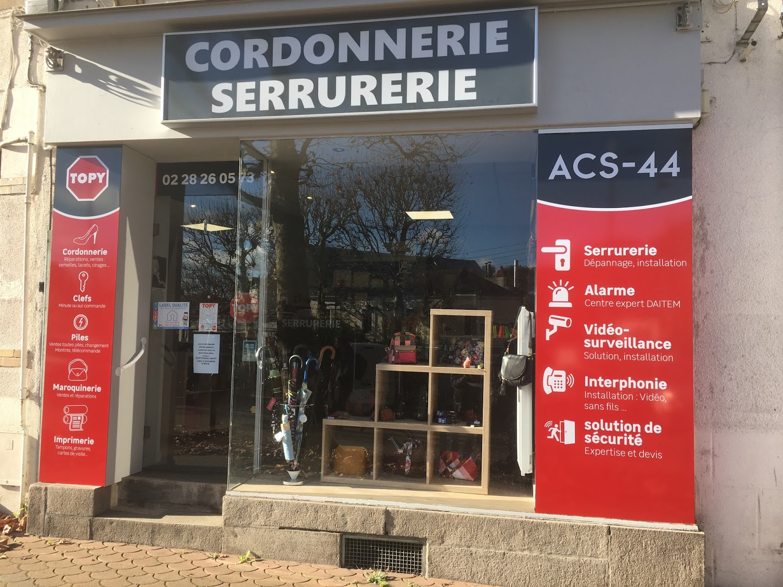 Logo de SERRURERIE ALARME CORDONNERIE ACS 44