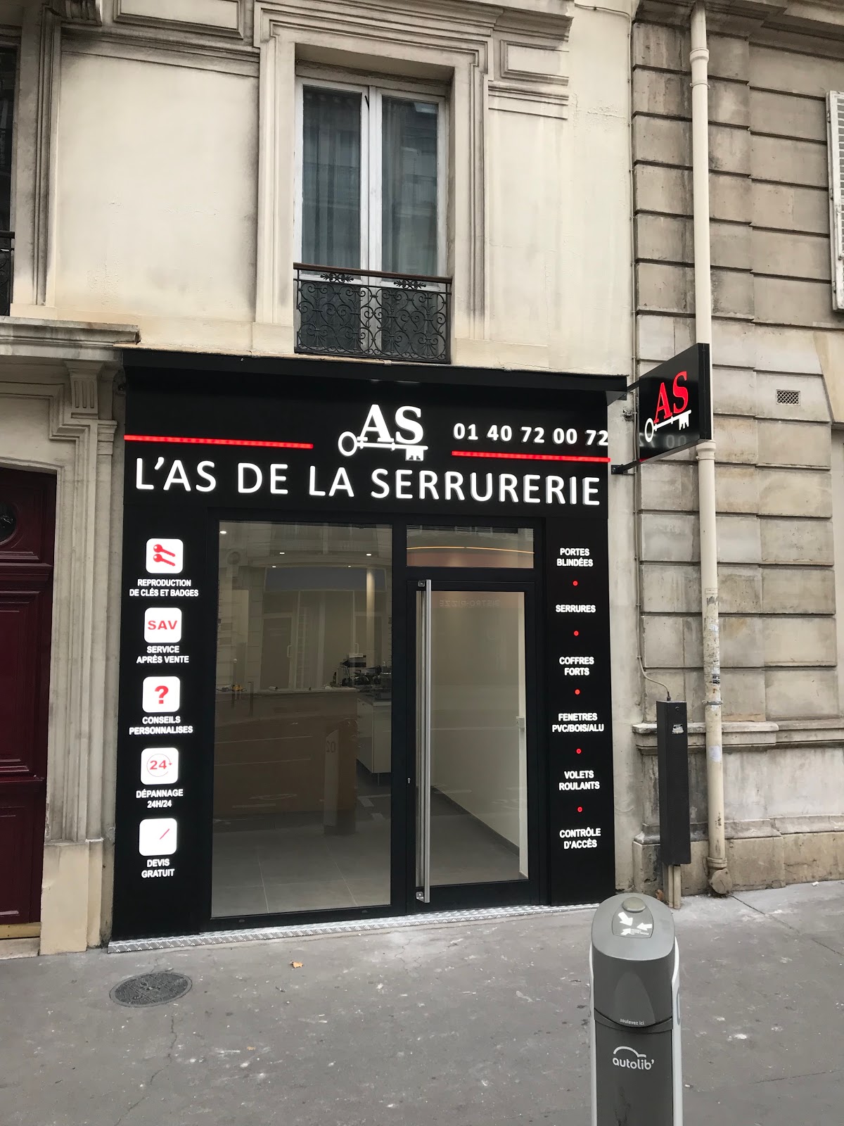 Logo de L'As de la Serrurerie Paris 17