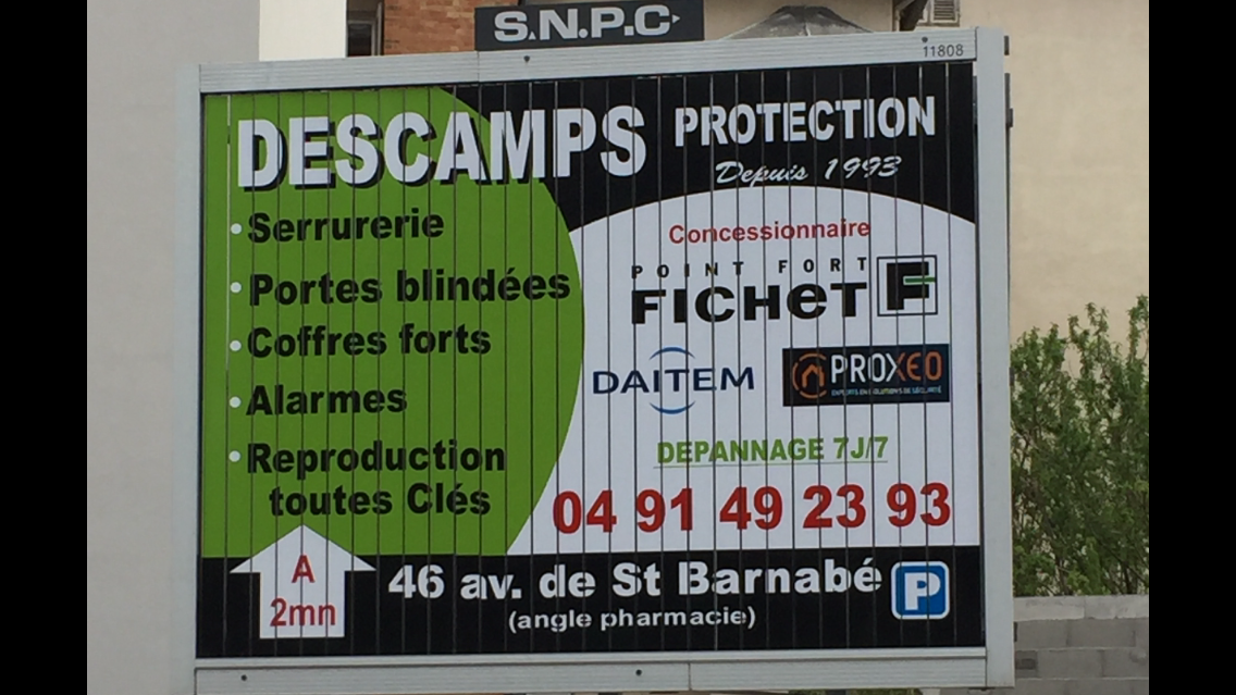 Logo de DESCAMPS PROTECTION Point fort Fichet