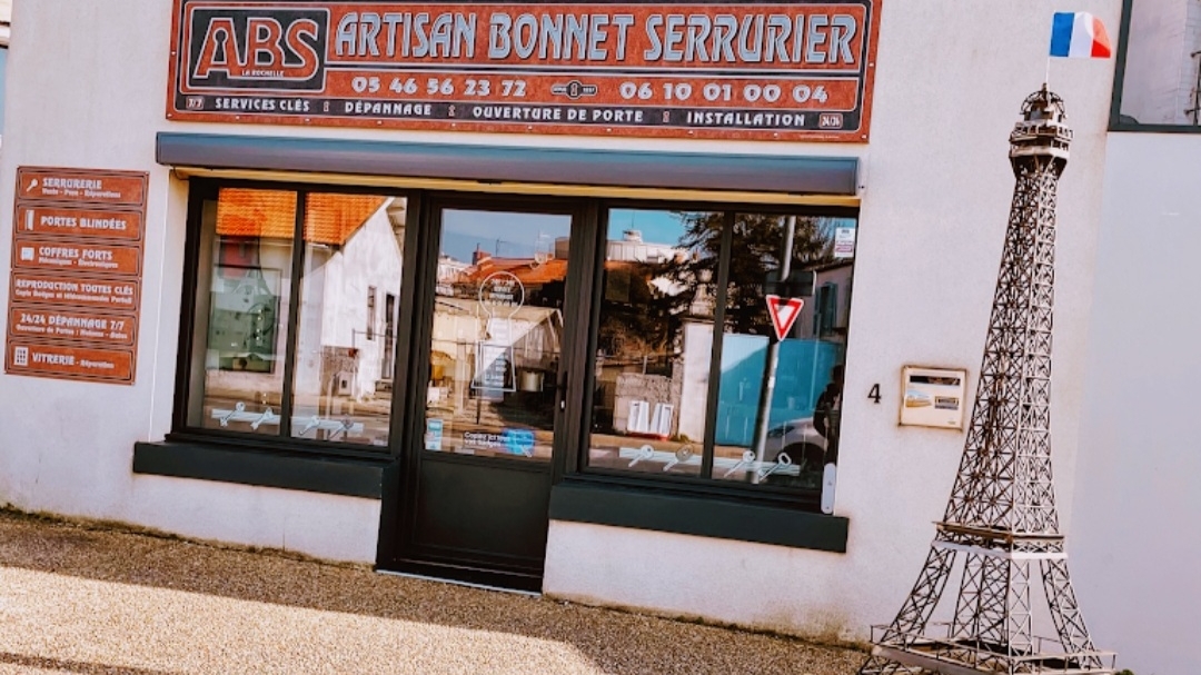 Logo de ABS Artisan Bonnet Serrurier La Rochelle~île de ré Dépannage 24h24