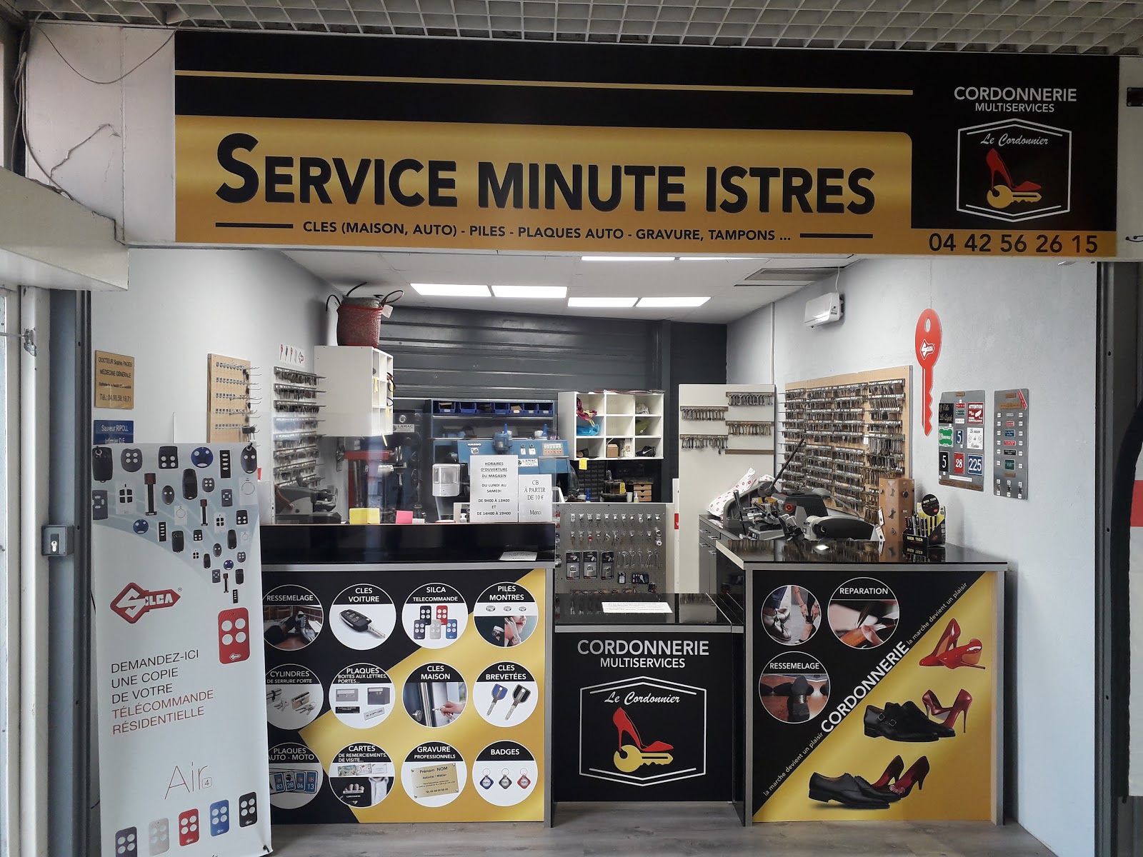 Logo de Service Clés Minute Istres / Clés auto ️ ️