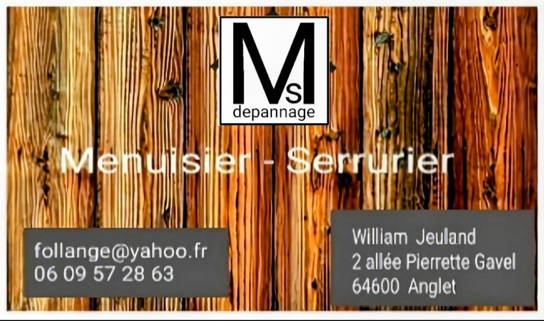 Logo de Menuisier Serrurier, MS dépannage