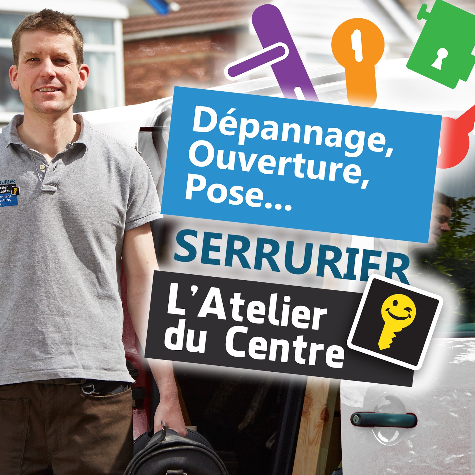 Logo de L'Atelier du Centre - Serrurier Dunkerque dépannage, pose