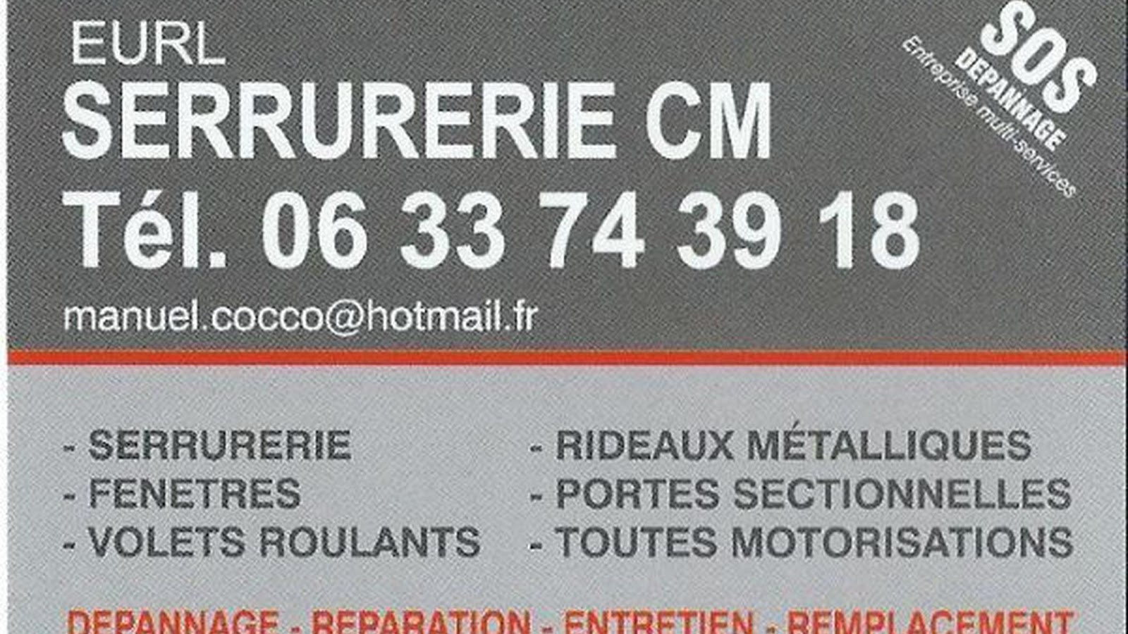 EURL Serrurerie CM