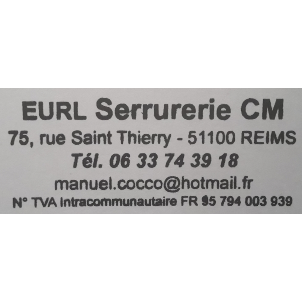 EURL Serrurerie CM