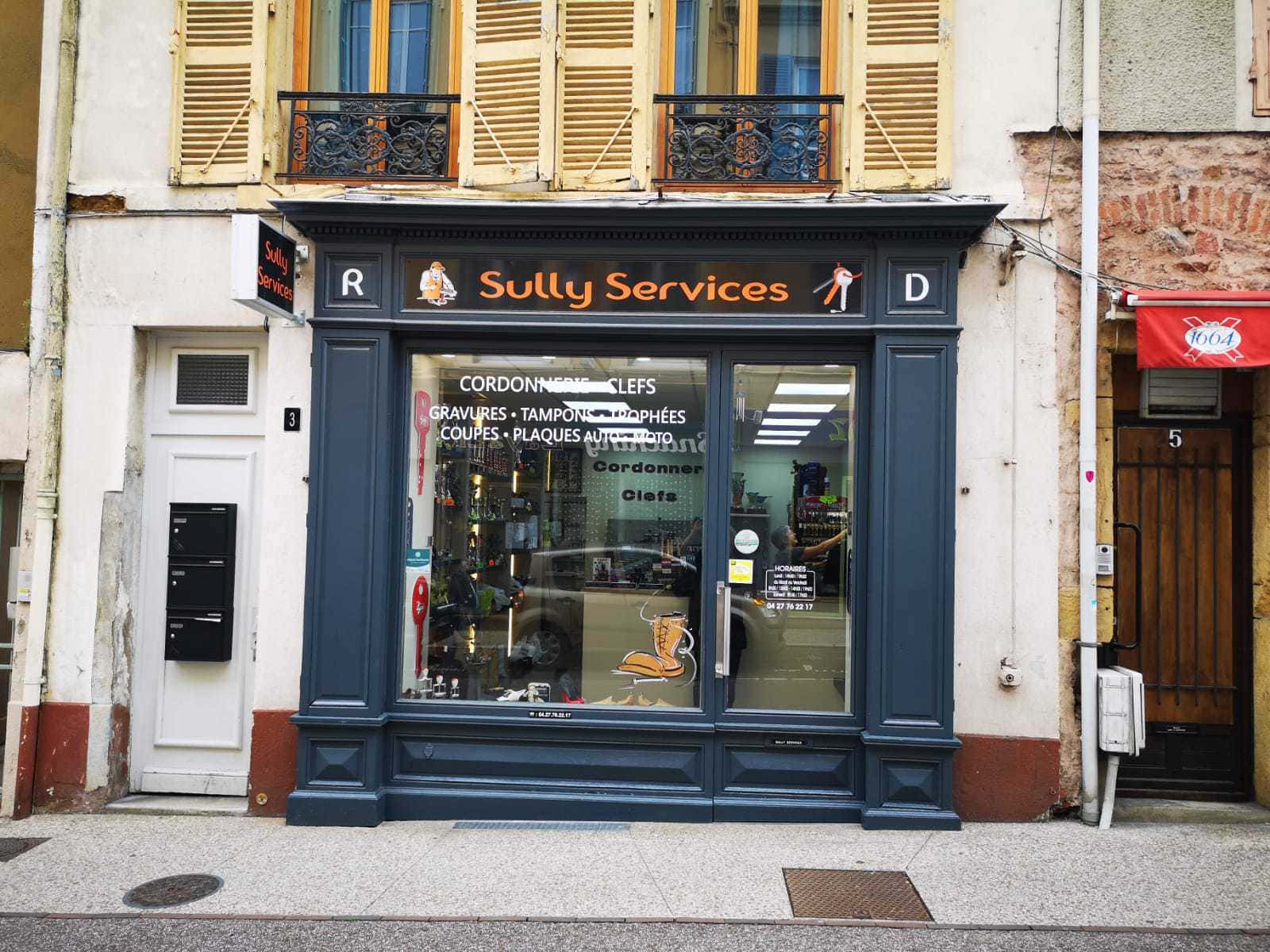 Sully Services, cordonnier, reproduction de clé Roanne, gravure, plaque immatriculation