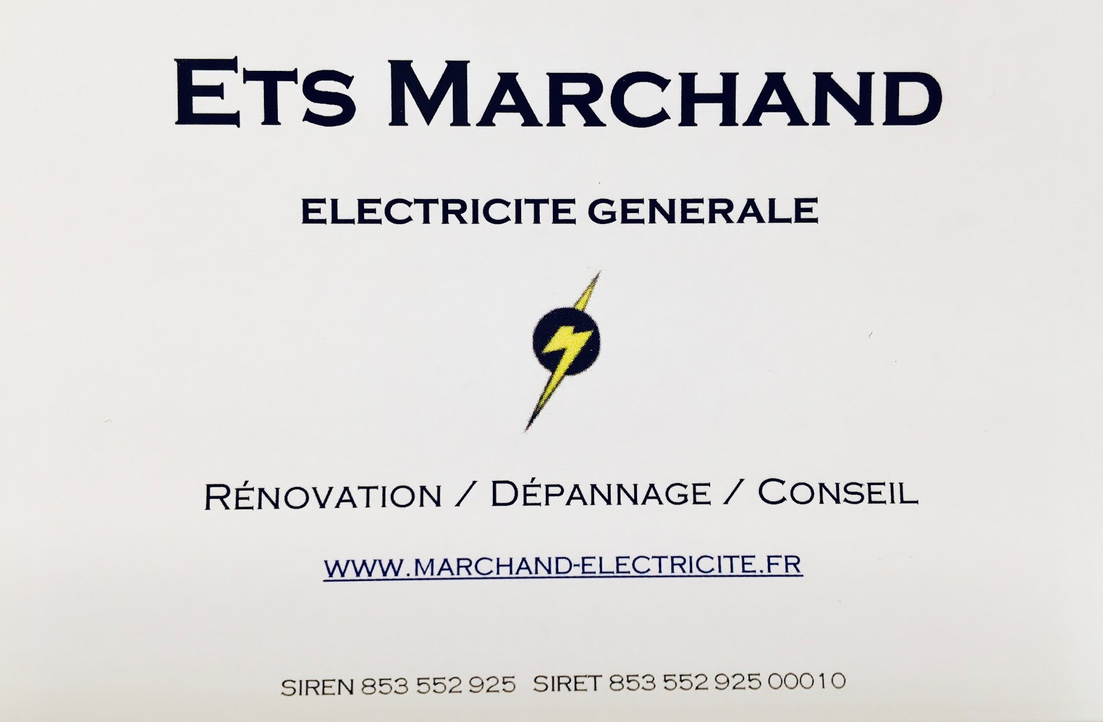 ETS MARCHAND Électricien Bordeaux