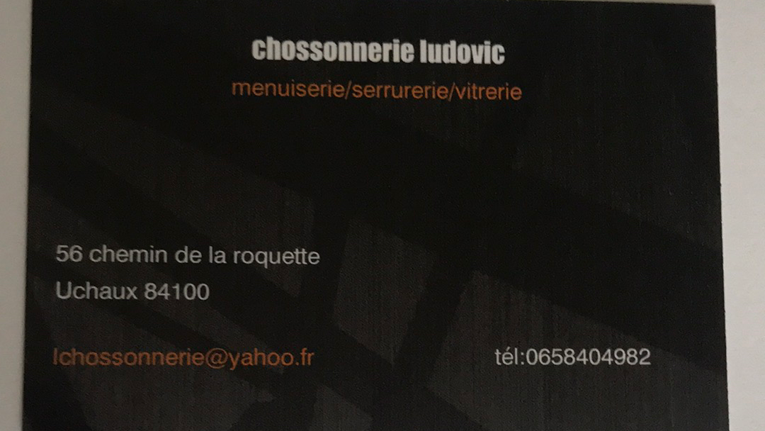 Logo de Chossonnerie ludovic