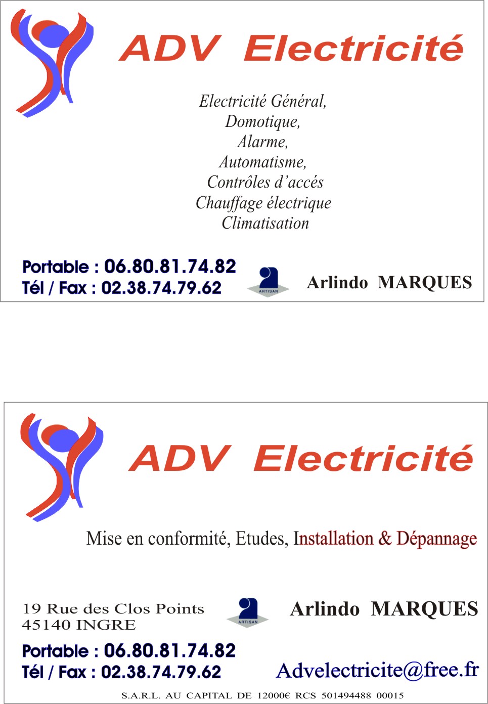 Logo de ADV Electricité