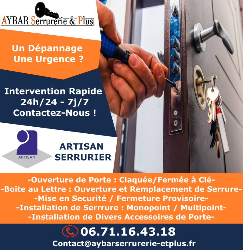 Logo de AYBAR Serrurerie & Plus