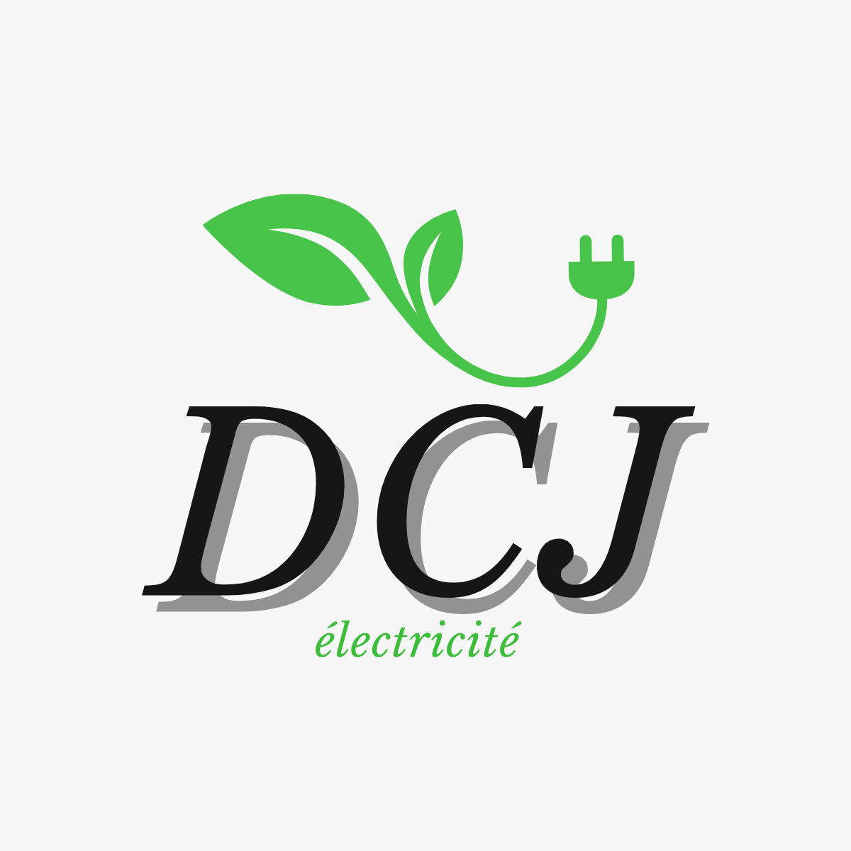 Logo de DCJ electricite