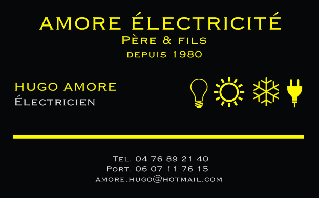 Logo de AMORE ÉLECTRICITÉ père & fils