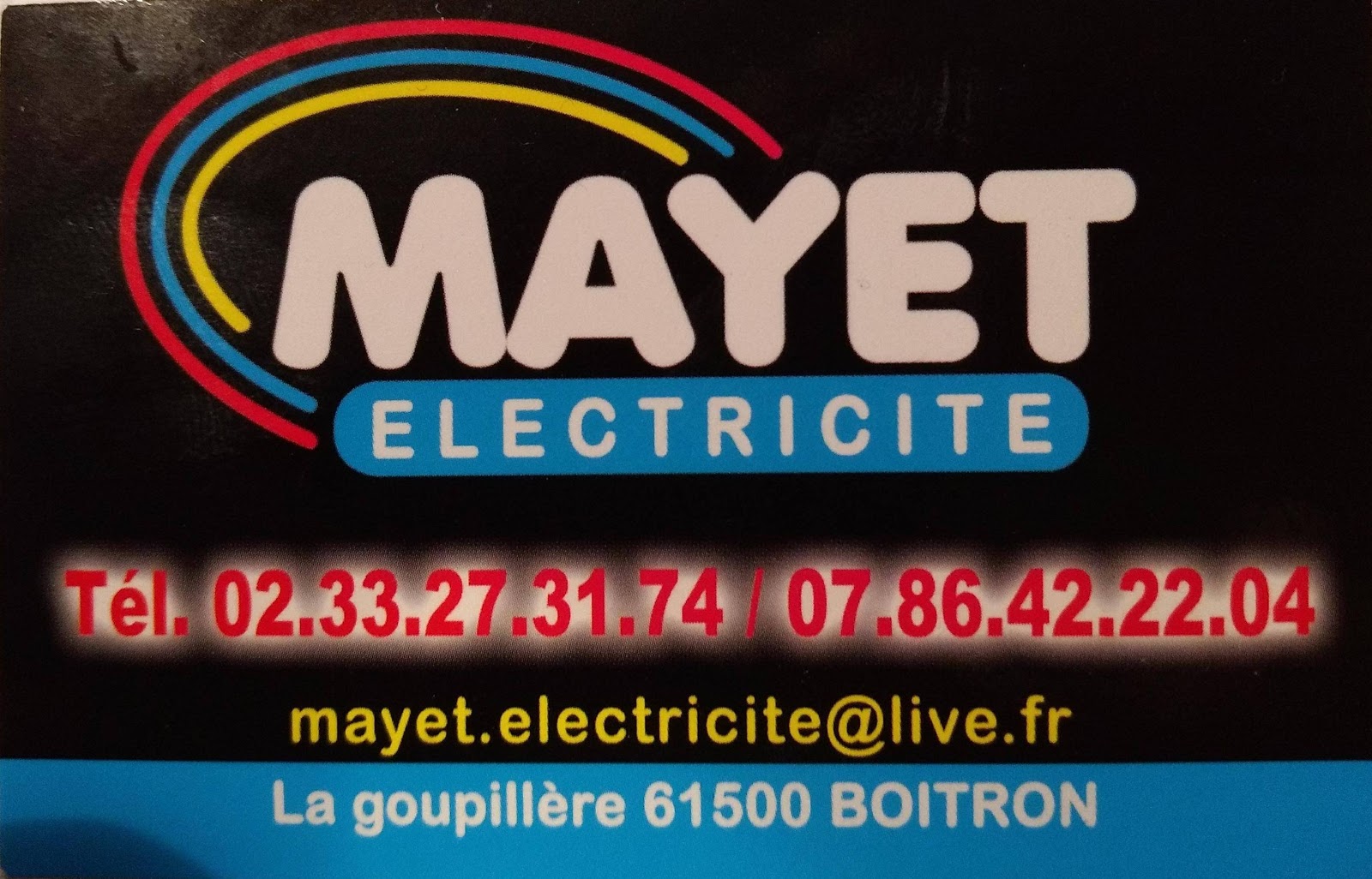 Logo de SARL MAYET ELECTRICITE