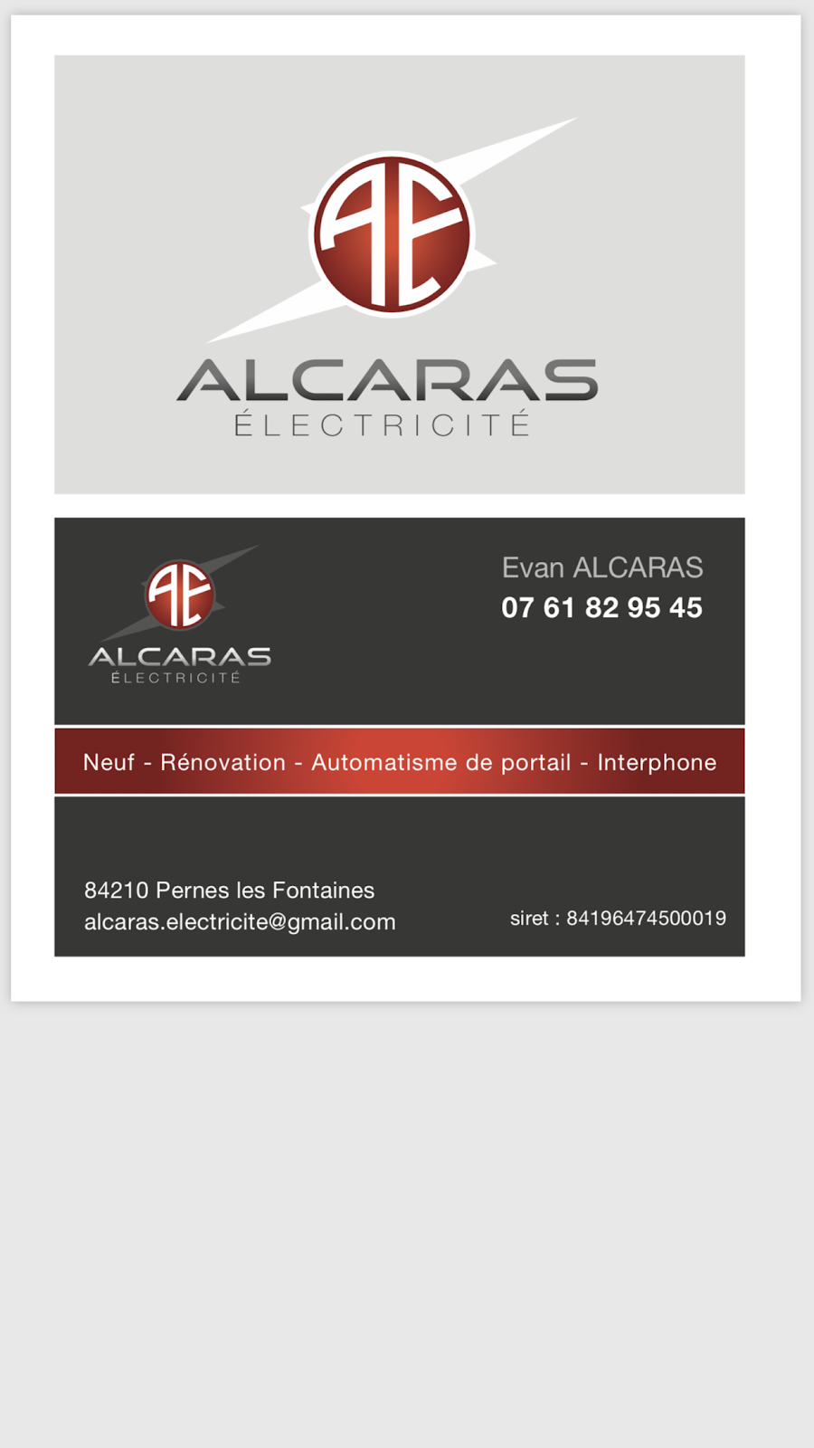 ALCARAS Électricité