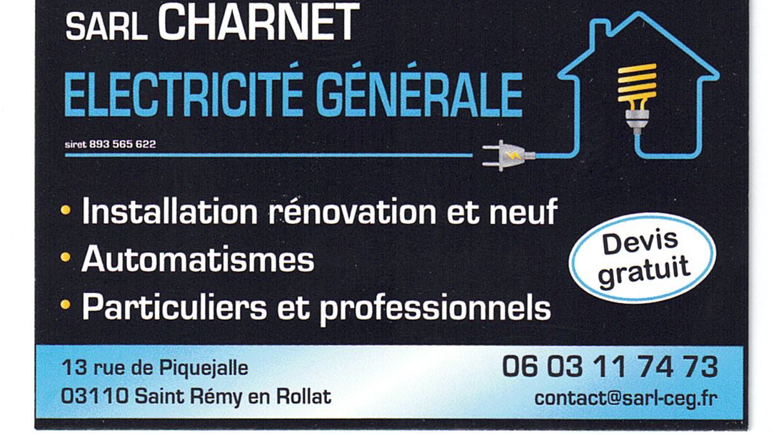 Logo de Charnet Électricité Générale