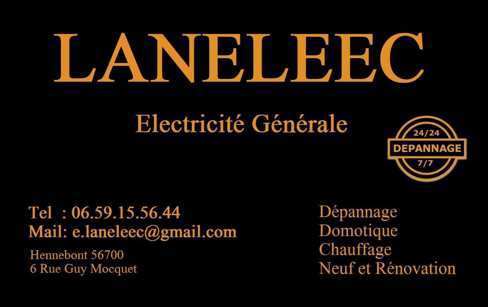 LANELEEC Électricité Rénovations Depannage