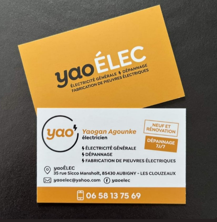 Logo de électricien yaoElec