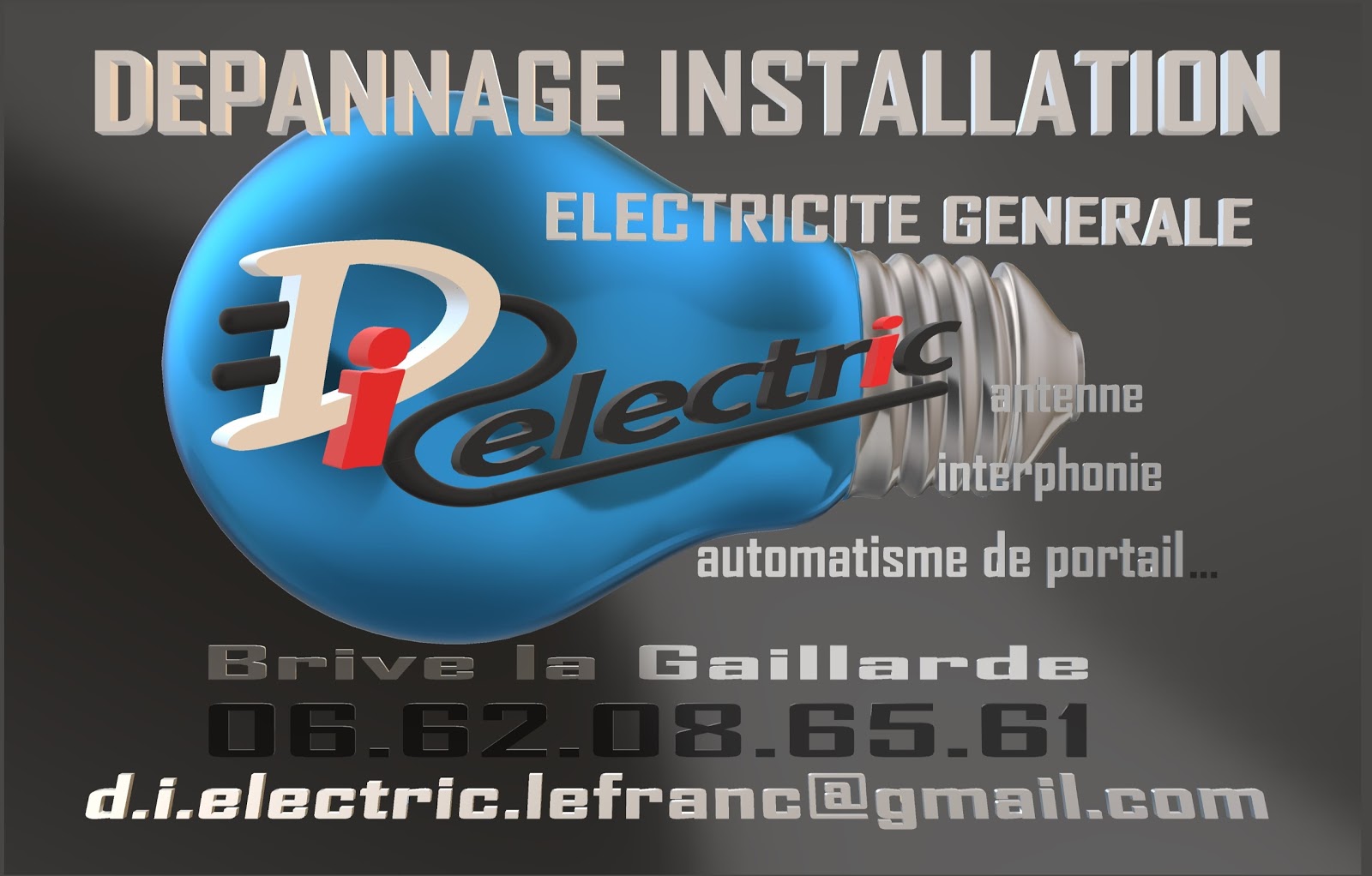 D.I.Electric. Dépannage installation électricité générale