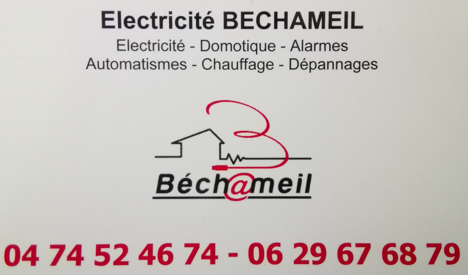 Logo de Béchameil Électricité