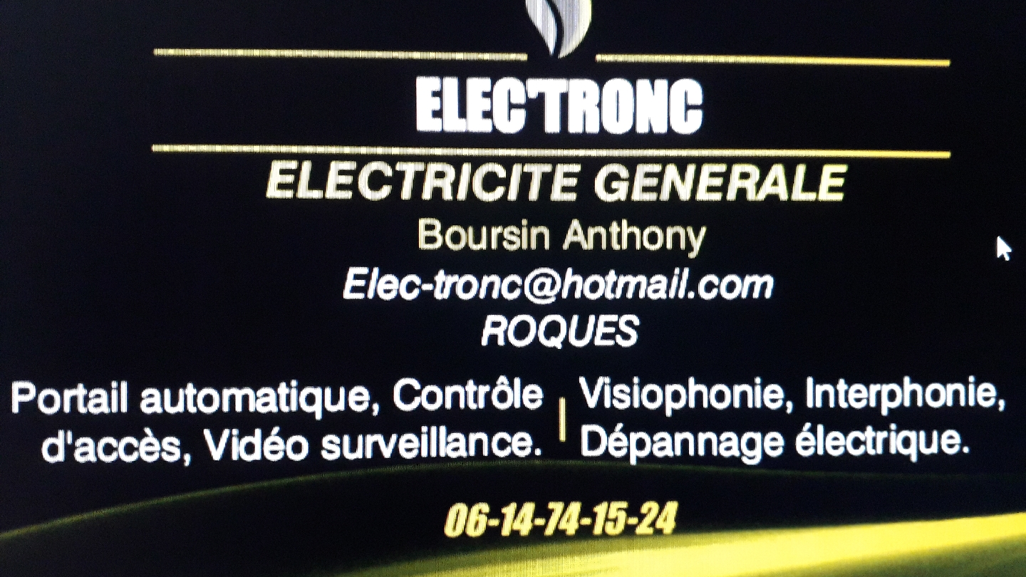 Logo de Electricien Elec'tronc